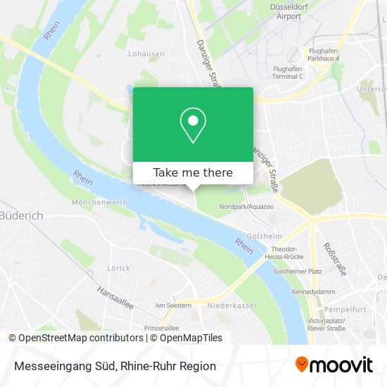 Messeeingang Süd map
