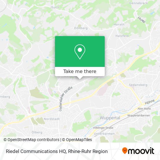 Riedel Communications HQ map