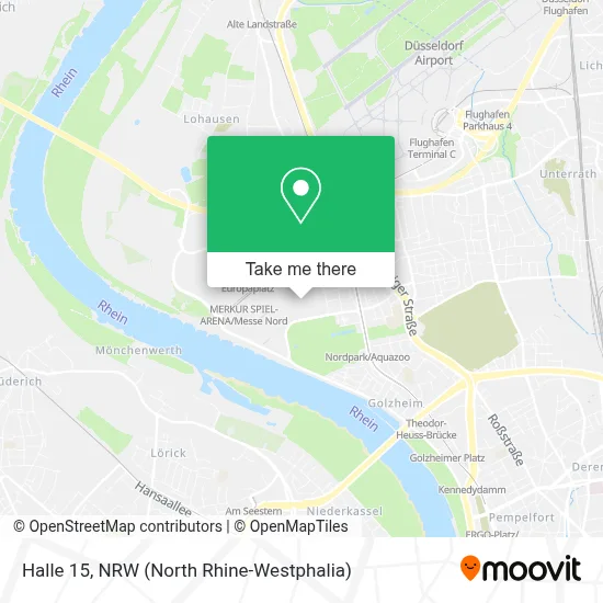 Halle 15 map