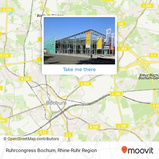 Карта Ruhrcongress Bochum