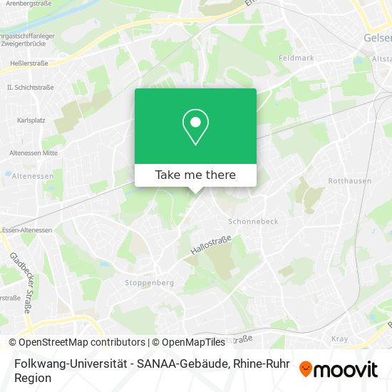 Folkwang-Universität - SANAA-Gebäude map