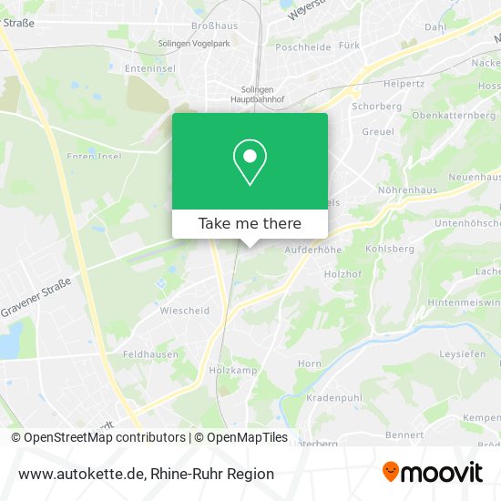 how to get to www autokette de in solingen by bus or train