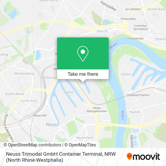 Карта Neuss Trimodal GmbH Container Terminal