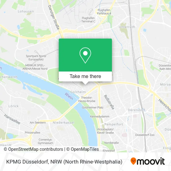 KPMG Düsseldorf map
