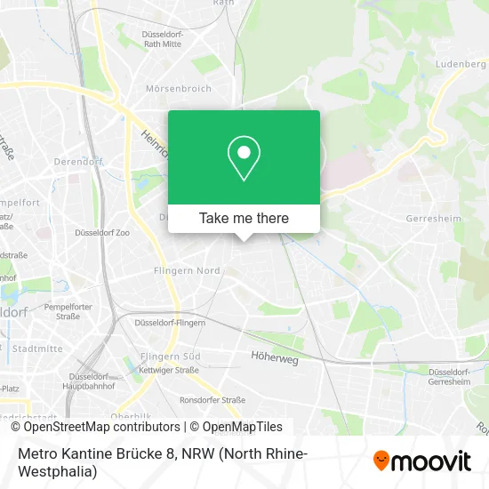 Карта Metro Kantine Brücke 8