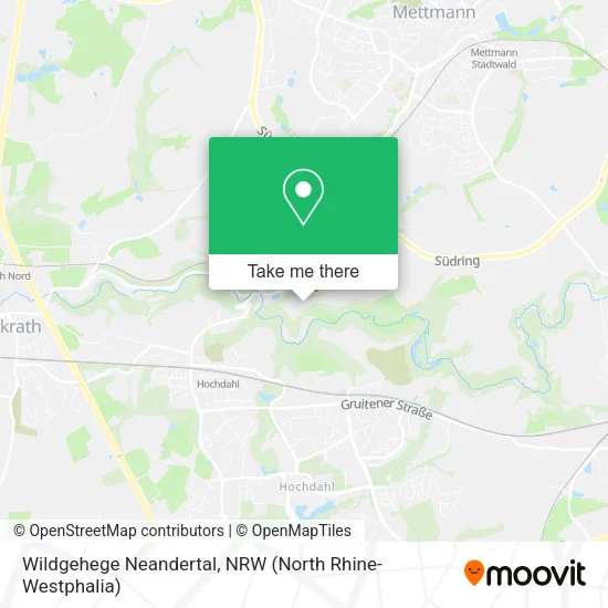 Карта Wildgehege Neandertal