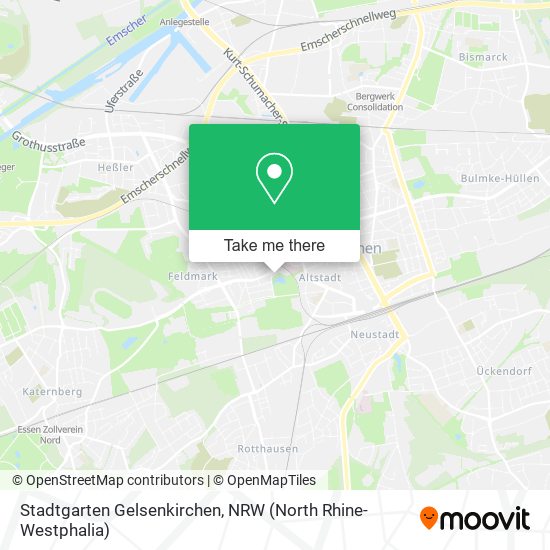 Stadtgarten Gelsenkirchen map