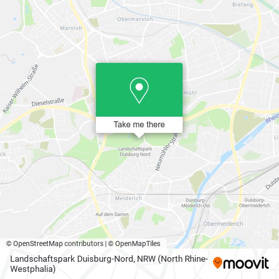 Landschaftspark Duisburg-Nord map