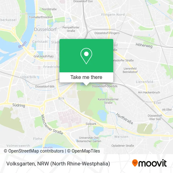 Карта Volksgarten