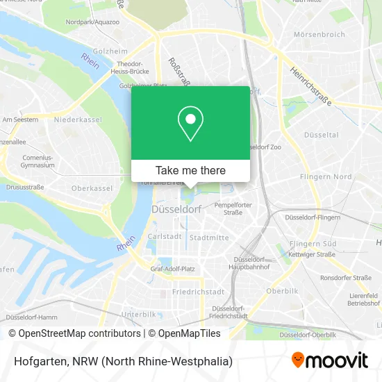 Карта Hofgarten