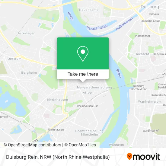 Duisburg Rein map