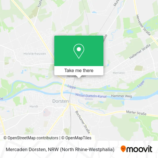 Карта Mercaden Dorsten