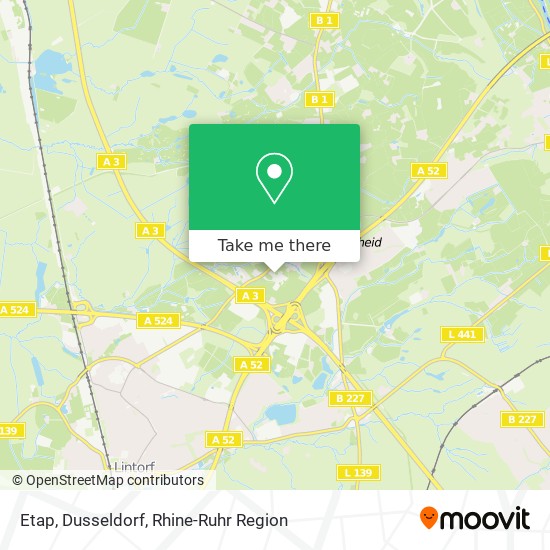 Карта Etap, Dusseldorf