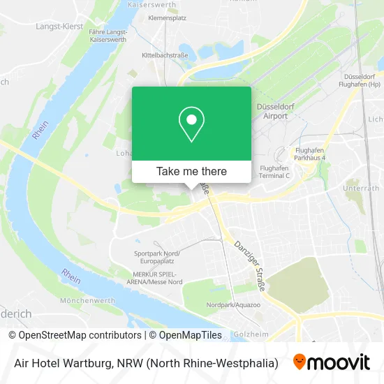 Карта Air Hotel Wartburg