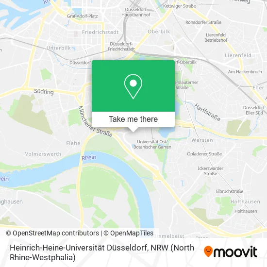 Карта Heinrich-Heine-Universität Düsseldorf