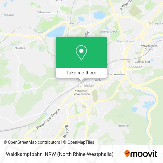 Waldkampfbahn map