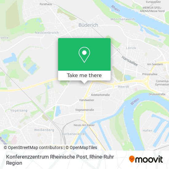 Konferenzzentrum Rheinische Post map