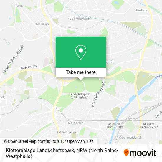 Карта Kletteranlage Landschaftspark