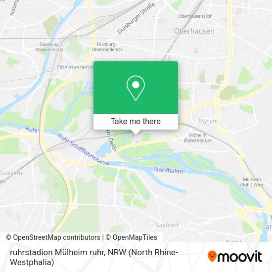 Карта ruhrstadion Mülheim ruhr