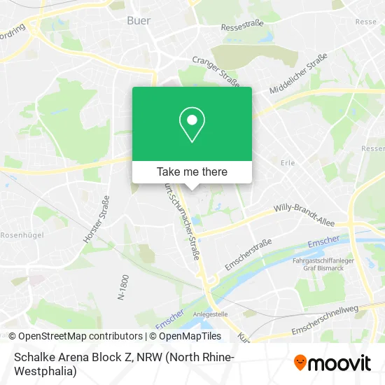 Карта Schalke Arena Block Z