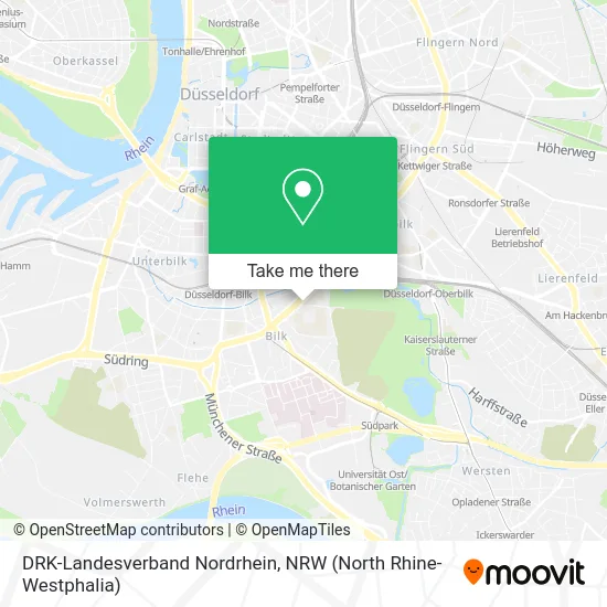 Карта DRK-Landesverband Nordrhein