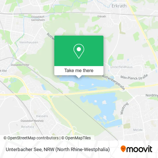 Карта Unterbacher See