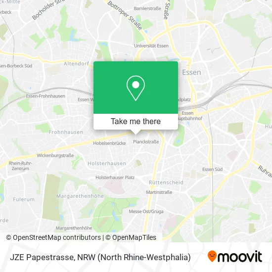 Карта JZE Papestrasse