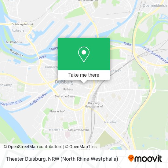 Theater Duisburg map