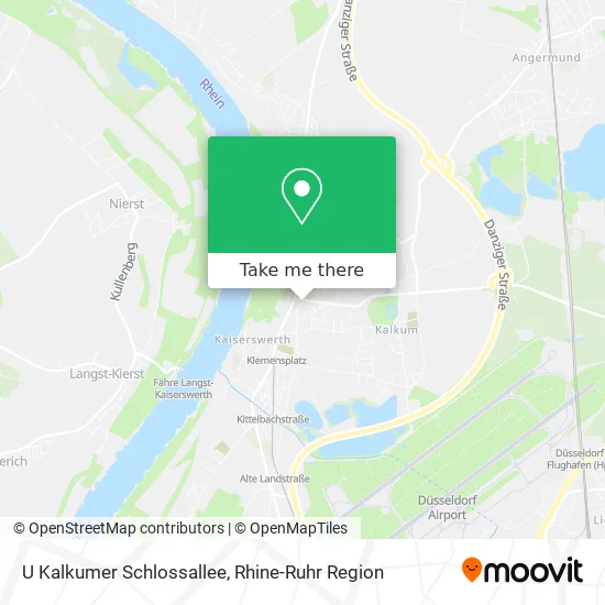 Карта U Kalkumer Schlossallee