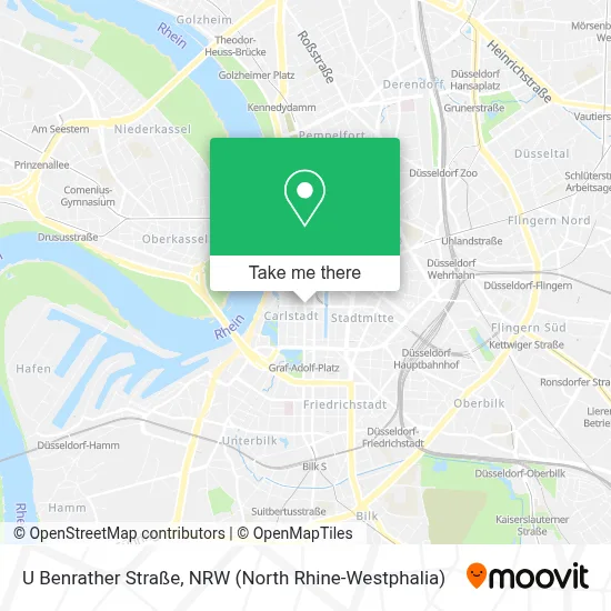 U Benrather Straße map