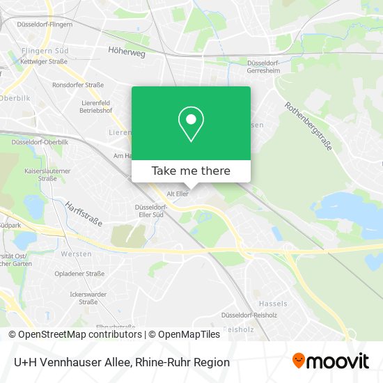 U+H Vennhauser Allee map