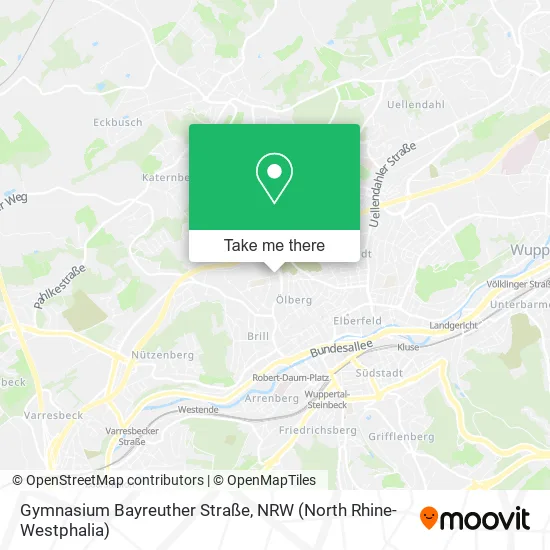 Карта Gymnasium Bayreuther Straße