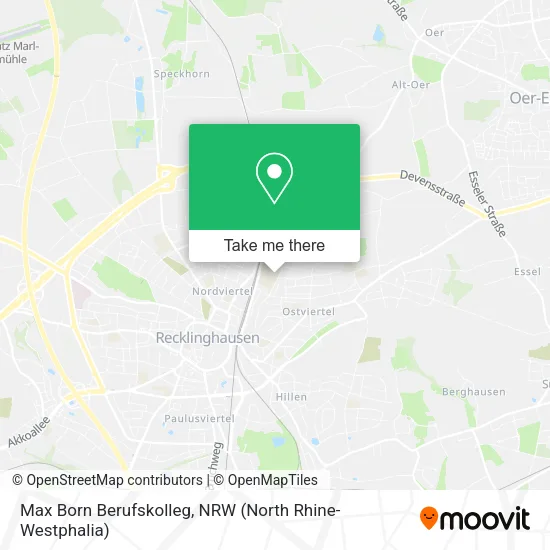 Карта Max Born Berufskolleg
