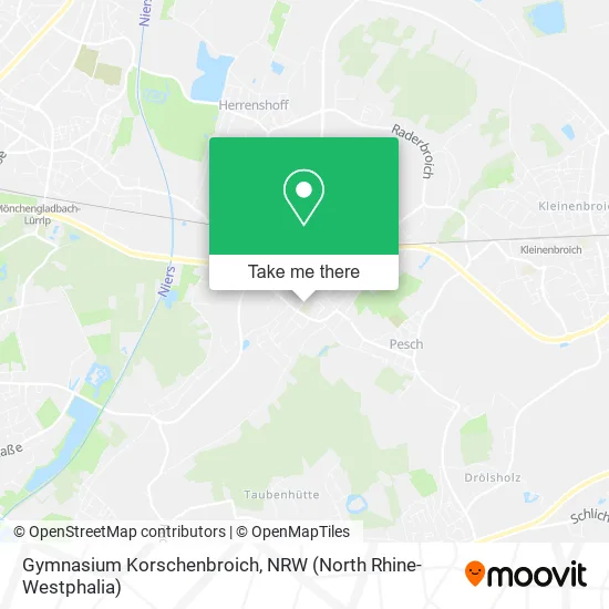 Карта Gymnasium Korschenbroich