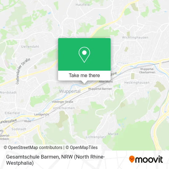 Gesamtschule Barmen map