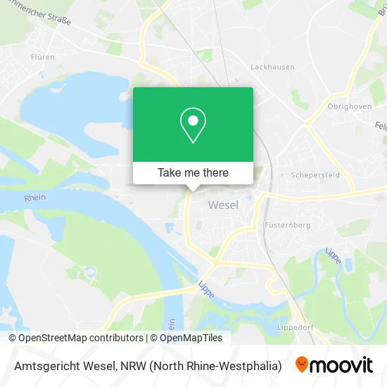 Карта Amtsgericht Wesel