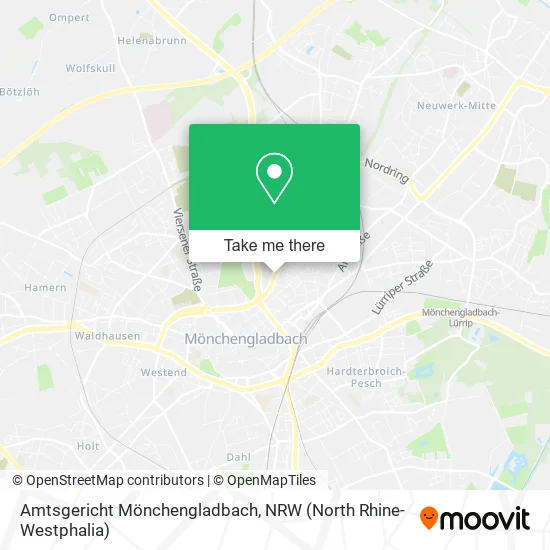 Карта Amtsgericht Mönchengladbach