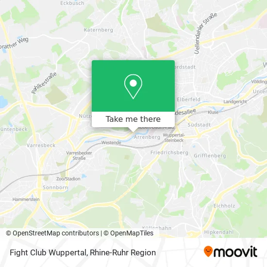 Fight Club Wuppertal map