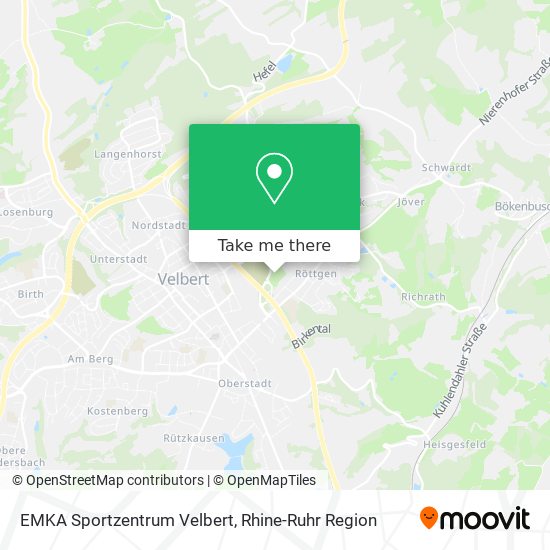 EMKA Sportzentrum Velbert map