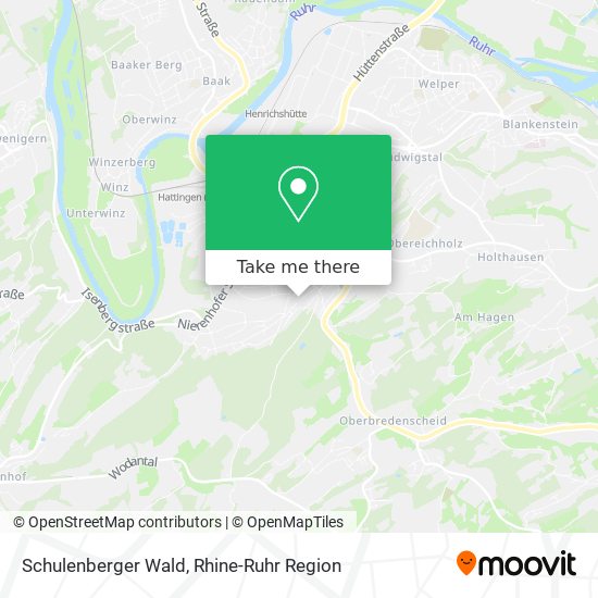 Schulenberger Wald map