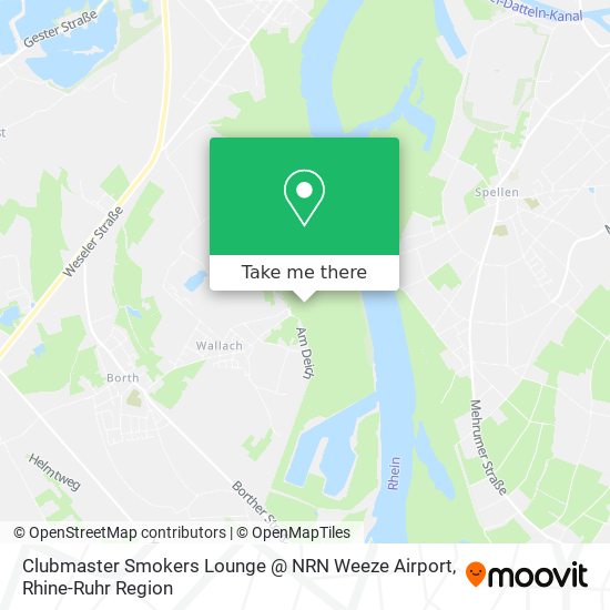 Clubmaster Smokers Lounge @ NRN Weeze Airport map