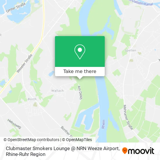 Карта Clubmaster Smokers Lounge @ NRN Weeze Airport