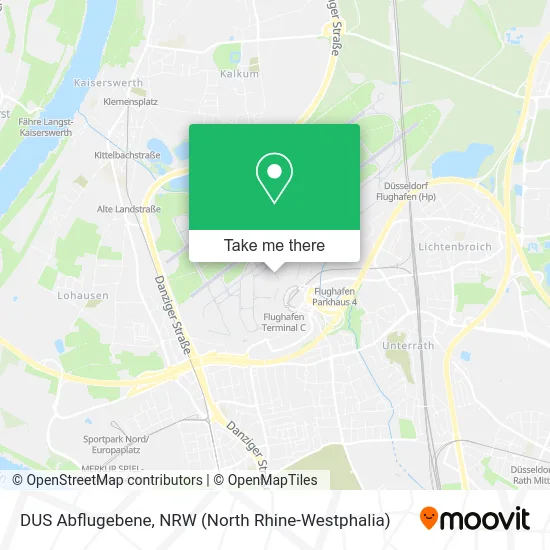 DUS Abflugebene map