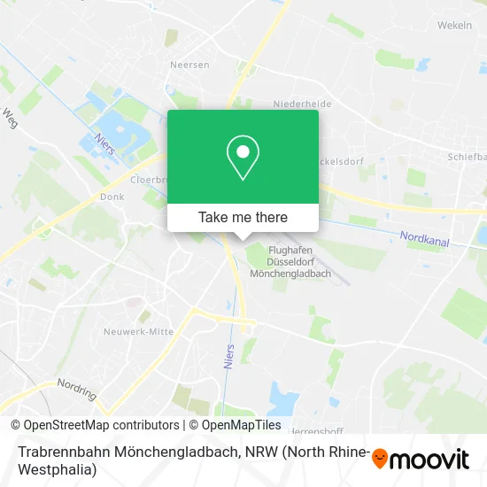 Карта Trabrennbahn Mönchengladbach