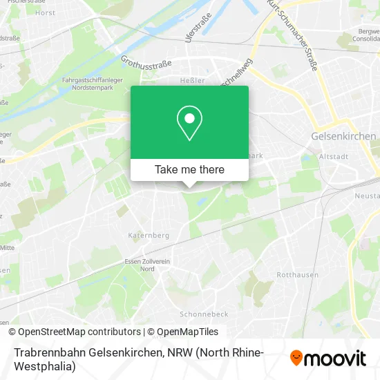 Карта Trabrennbahn Gelsenkirchen