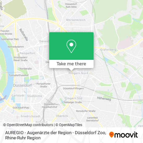 AUREGIO - Augenärzte der Region - Düsseldorf Zoo map