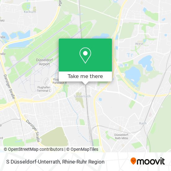 S Düsseldorf-Unterrath map