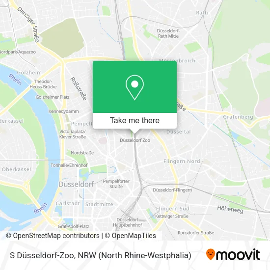 Карта S Düsseldorf-Zoo