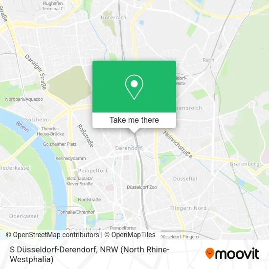 Карта S Düsseldorf-Derendorf