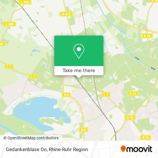 Gedankenblase Oo map